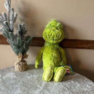 Lime Green grinch Christmas Plush Holiday Character